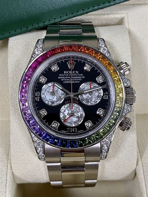 rainbow arabic rolex|rolex daytona rainbow 2022 price.